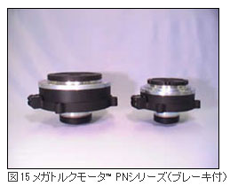 図15 メガトルクモータ PNシリーズ（ブレーキ付）